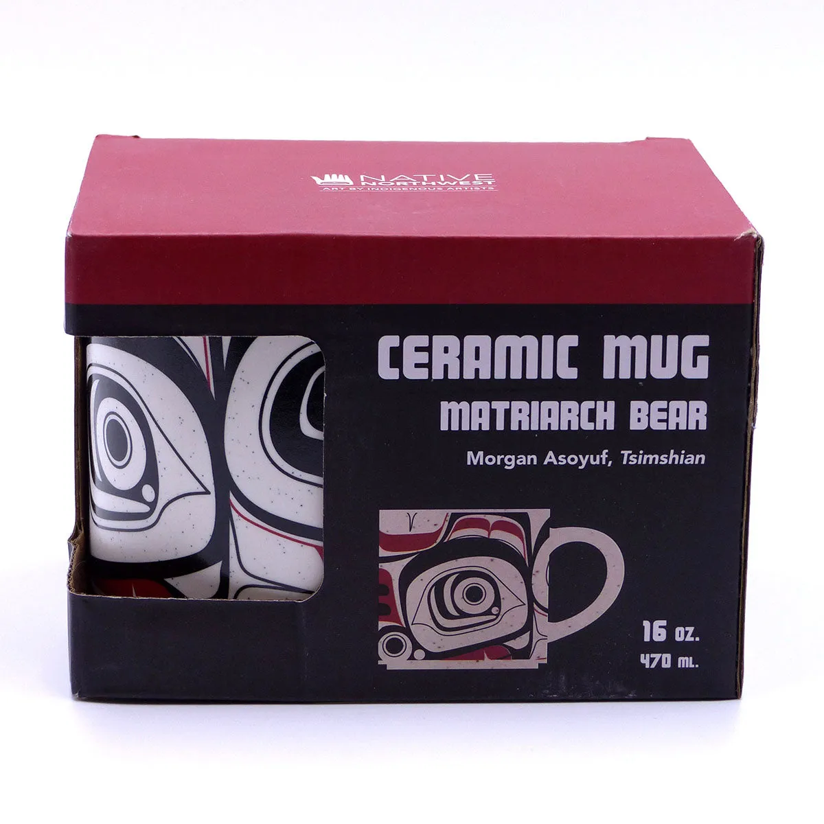 16 oz Mug: Matriarch Bear by, Morgan Asoyuf, Tsimshian