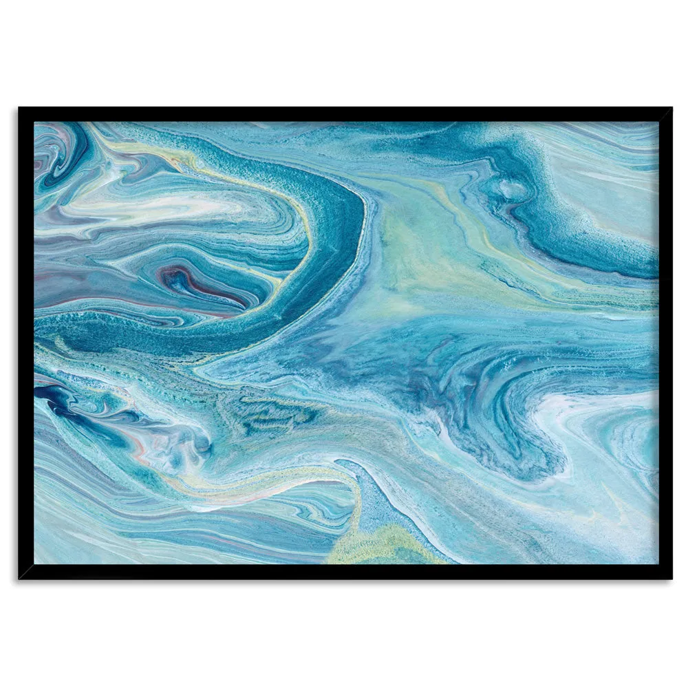 Abstract Ocean Park - Art Print