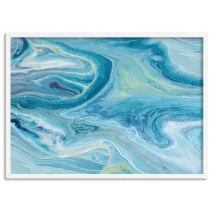 Abstract Ocean Park - Art Print