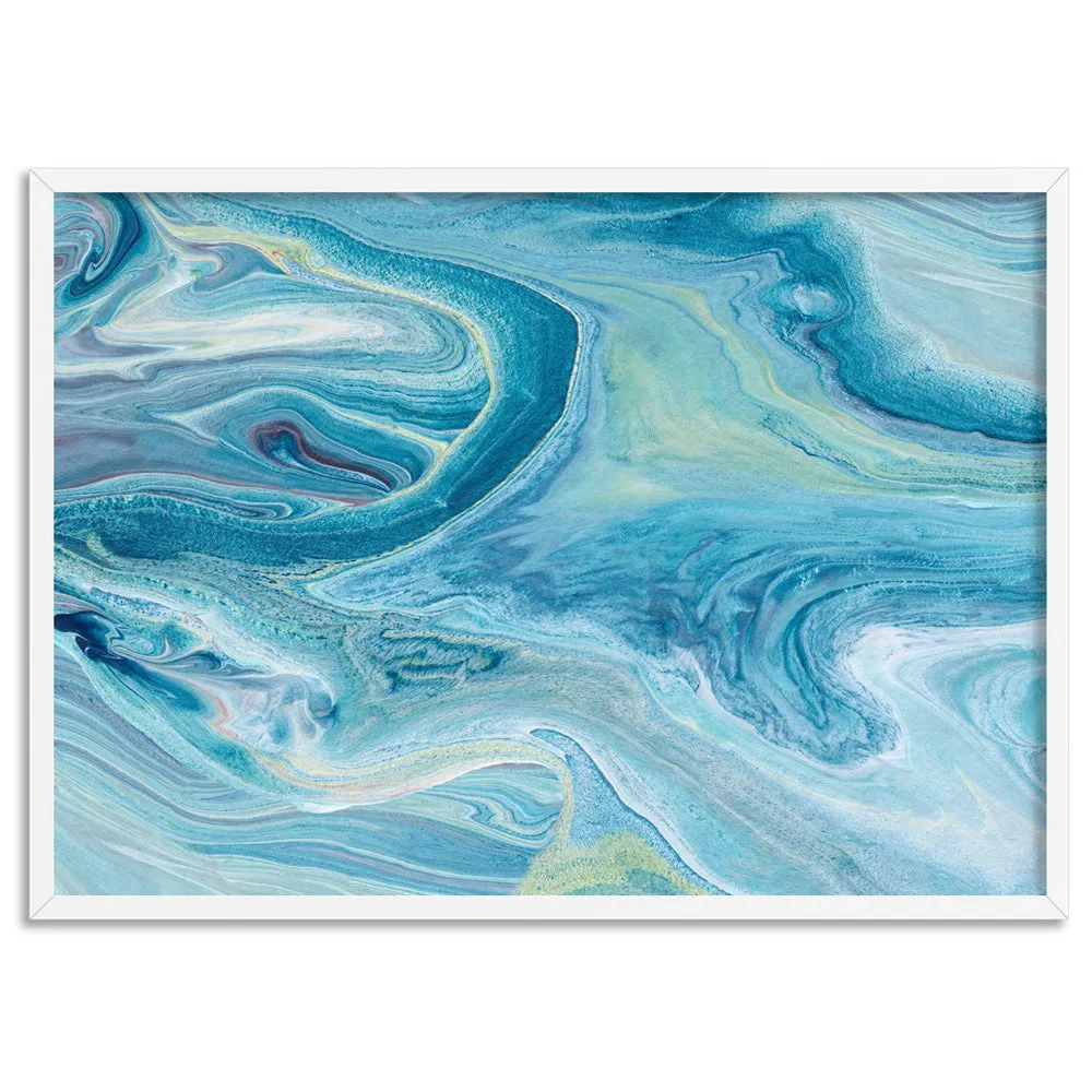Abstract Ocean Park - Art Print