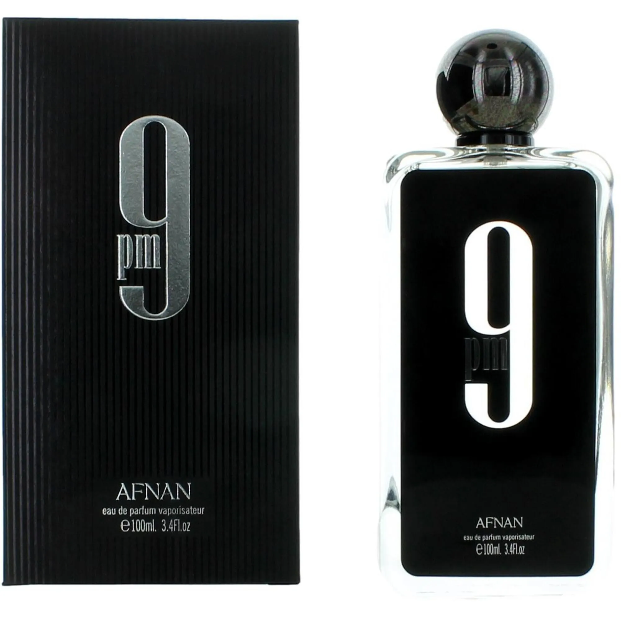 Afnan Men's Eau De Parfum Spray - 9 AM Lily-of-the-Valley Middle Notes, 3.4 oz