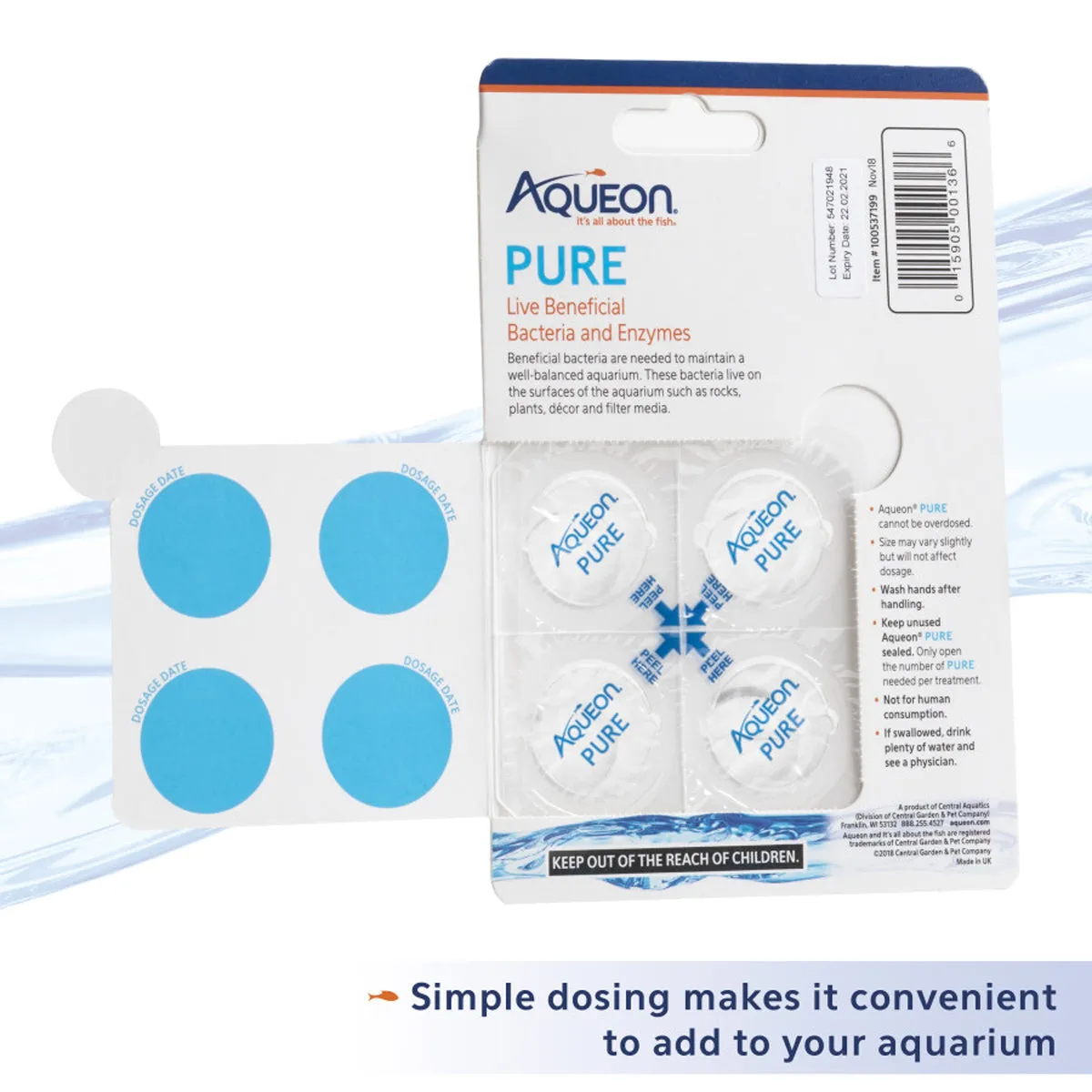 Aqueon Pure 4 Pack of 10 Gallon Balls