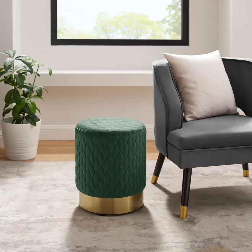Ayla Ottoman - Green