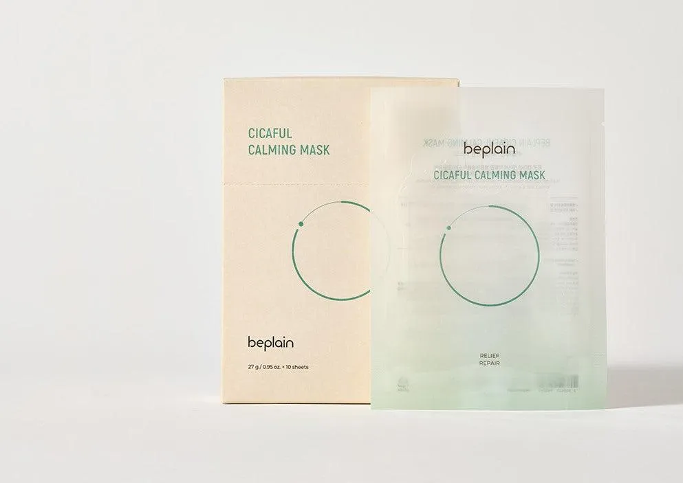 [beplain] Cicaful Calming Mask 27g*10EA