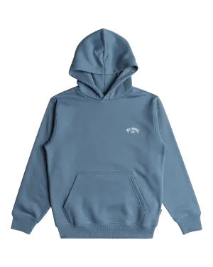 Boys Arch Hoodie in Vintage Indigo