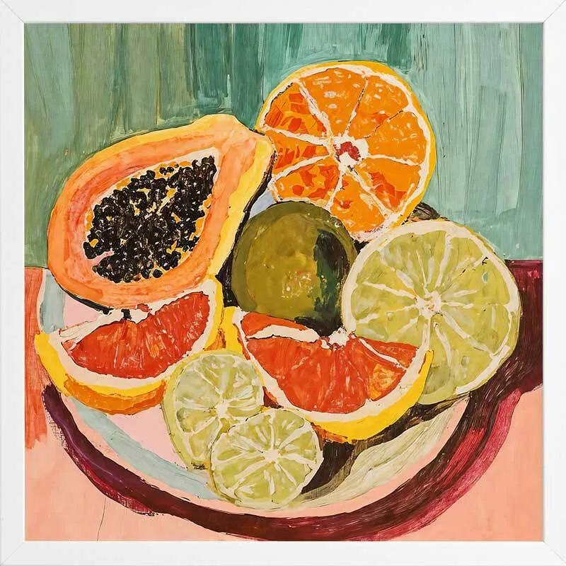 Bright & Juicy Framed Art Print