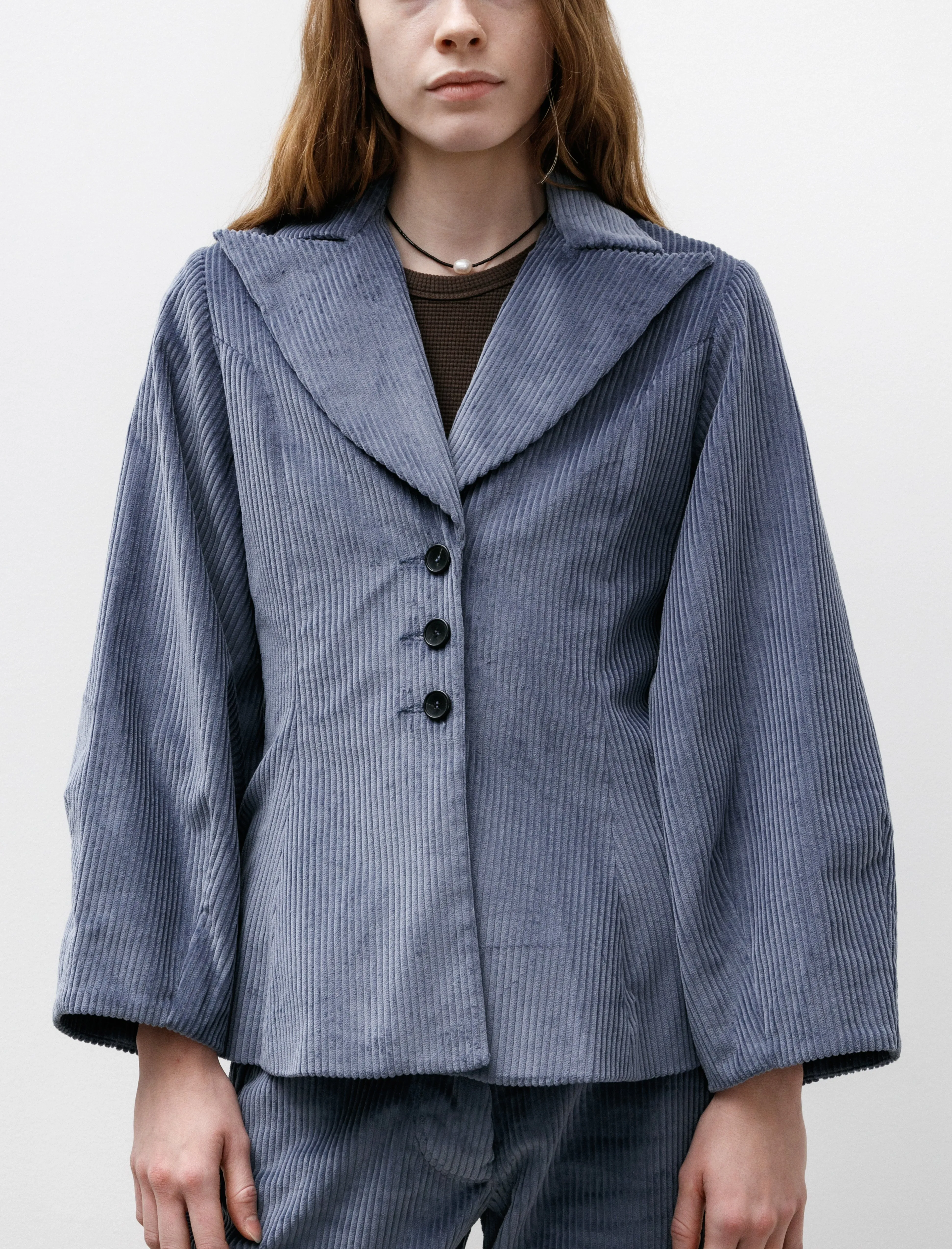 British 5 Wale Corduroy Blazer Mystere