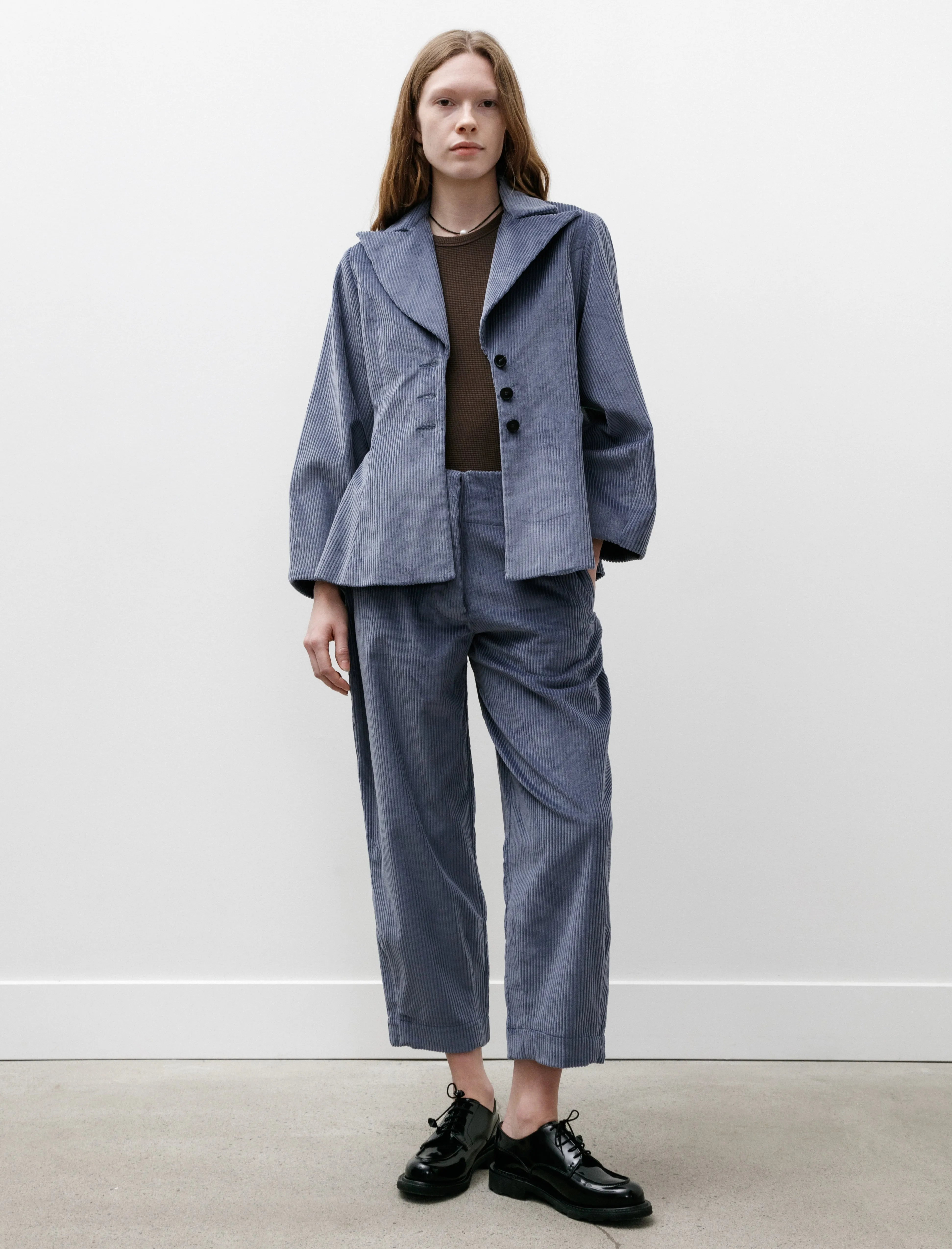 British 5 Wale Corduroy Blazer Mystere