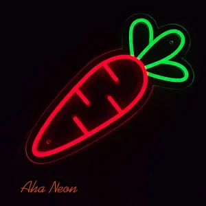 Carrot Neon Sign