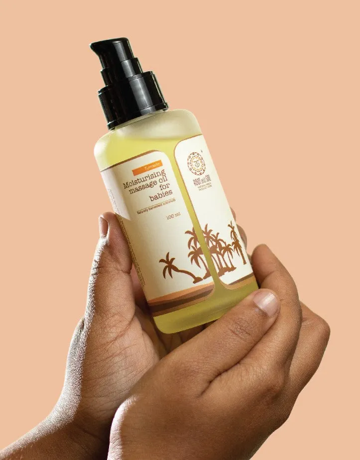 Coconut Milk Baby Massage Oil (Classic) | Soothens and rejuvenates skin |  0  m| 100 ml