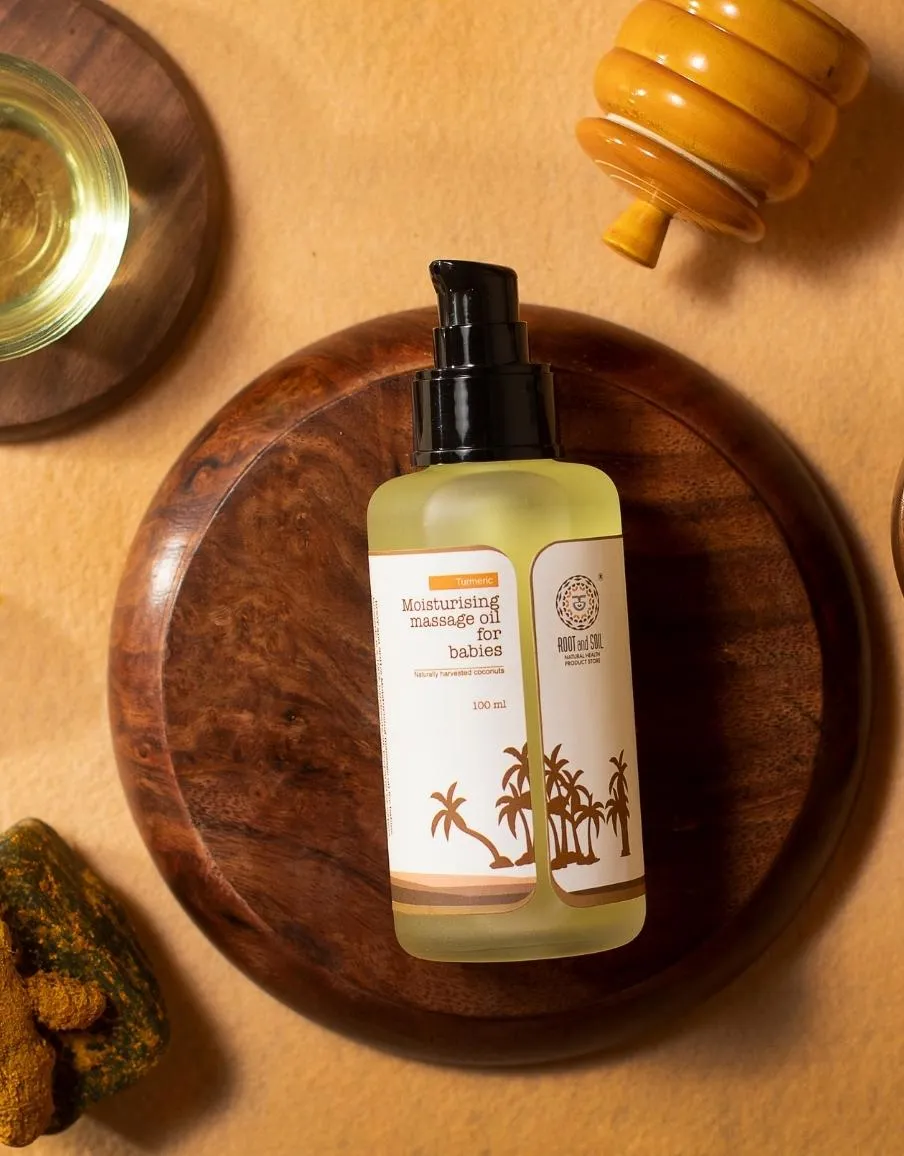 Coconut Milk Baby Massage Oil (Classic) | Soothens and rejuvenates skin |  0  m| 100 ml