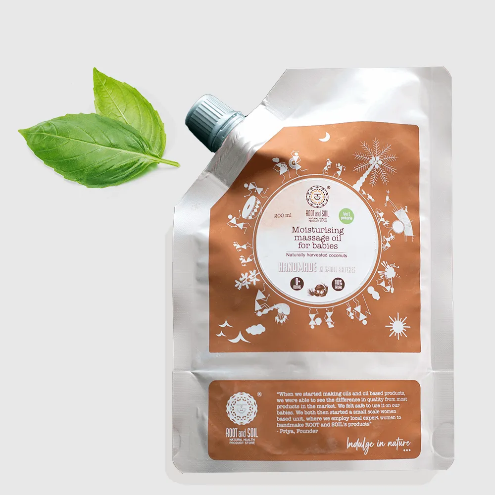 Coconut Milk Baby Massage Oil (Classic) | Soothens and rejuvenates skin |  0  m| 100 ml
