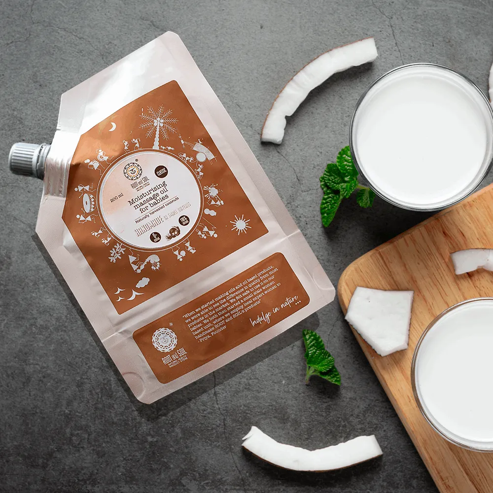 Coconut Milk Baby Massage Oil (Classic) | Soothens and rejuvenates skin |  0  m| 100 ml