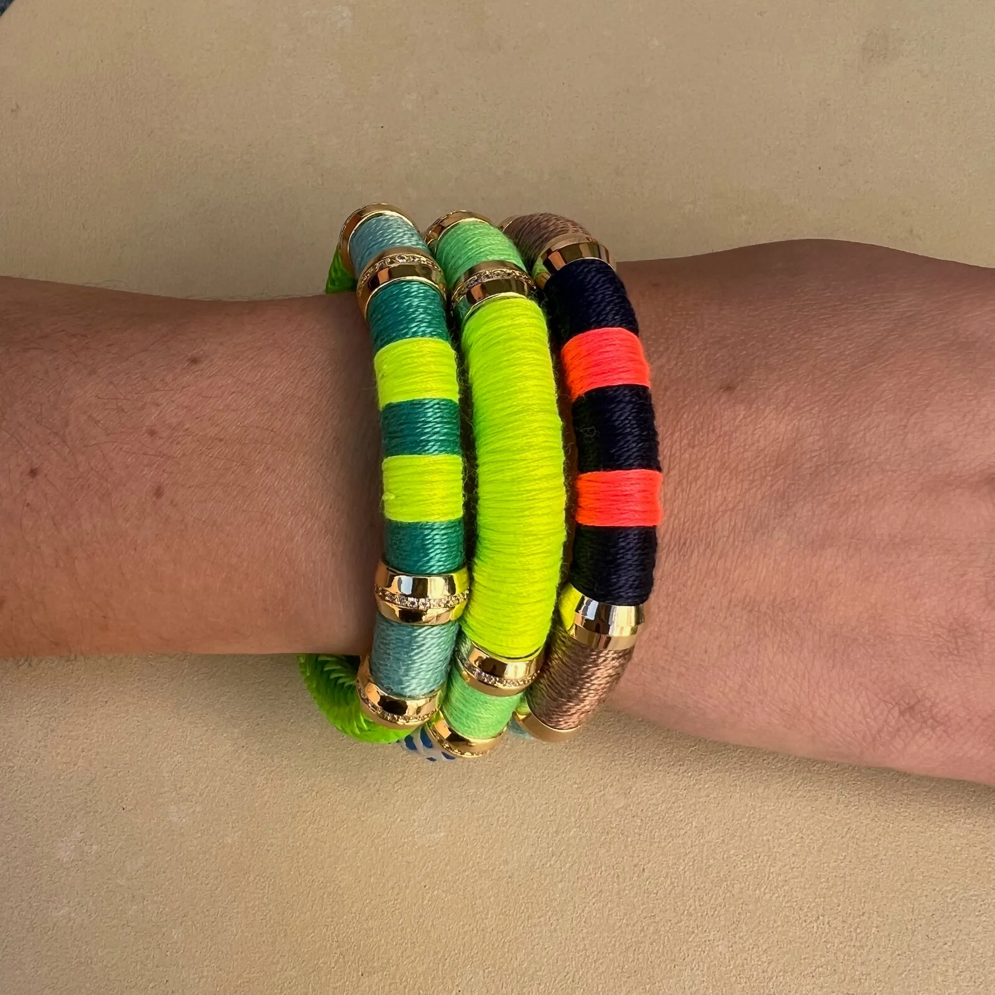 Colorblock Bracelet Lemon and Lime