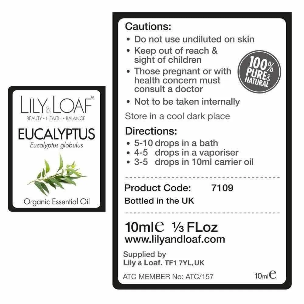 Eucalyptus Organic Essential Oil