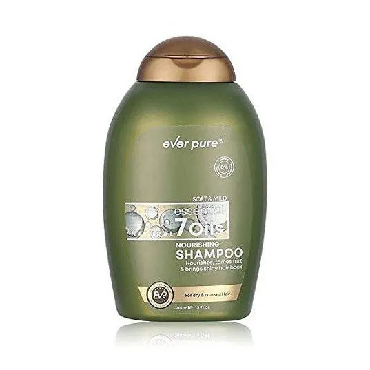 Ever Pure Nourishing Shampoo With 7 Natural Essential Oils â€“ 385 Ml