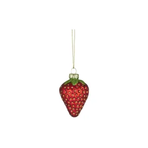 Gala Strawberry Ornament Red 6.5cm