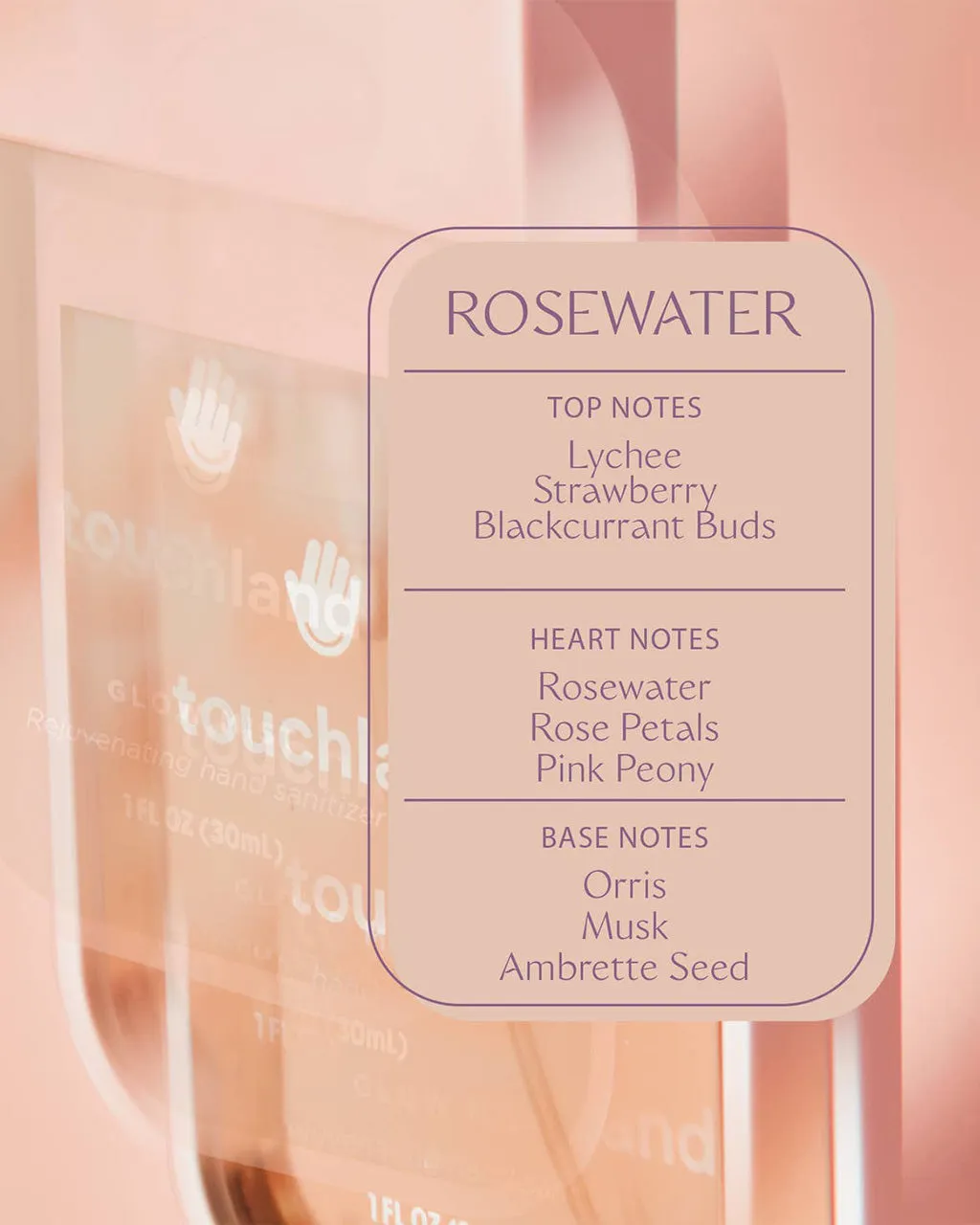Glow Mist Rejuvenating Hand Sanitizer - Rosewater
