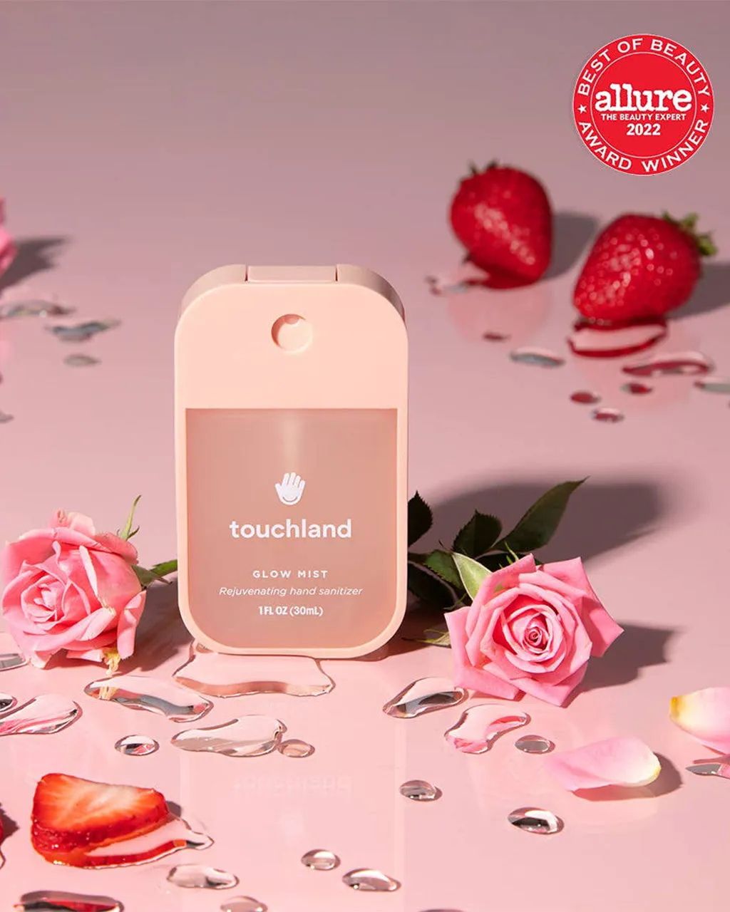 Glow Mist Rejuvenating Hand Sanitizer - Rosewater