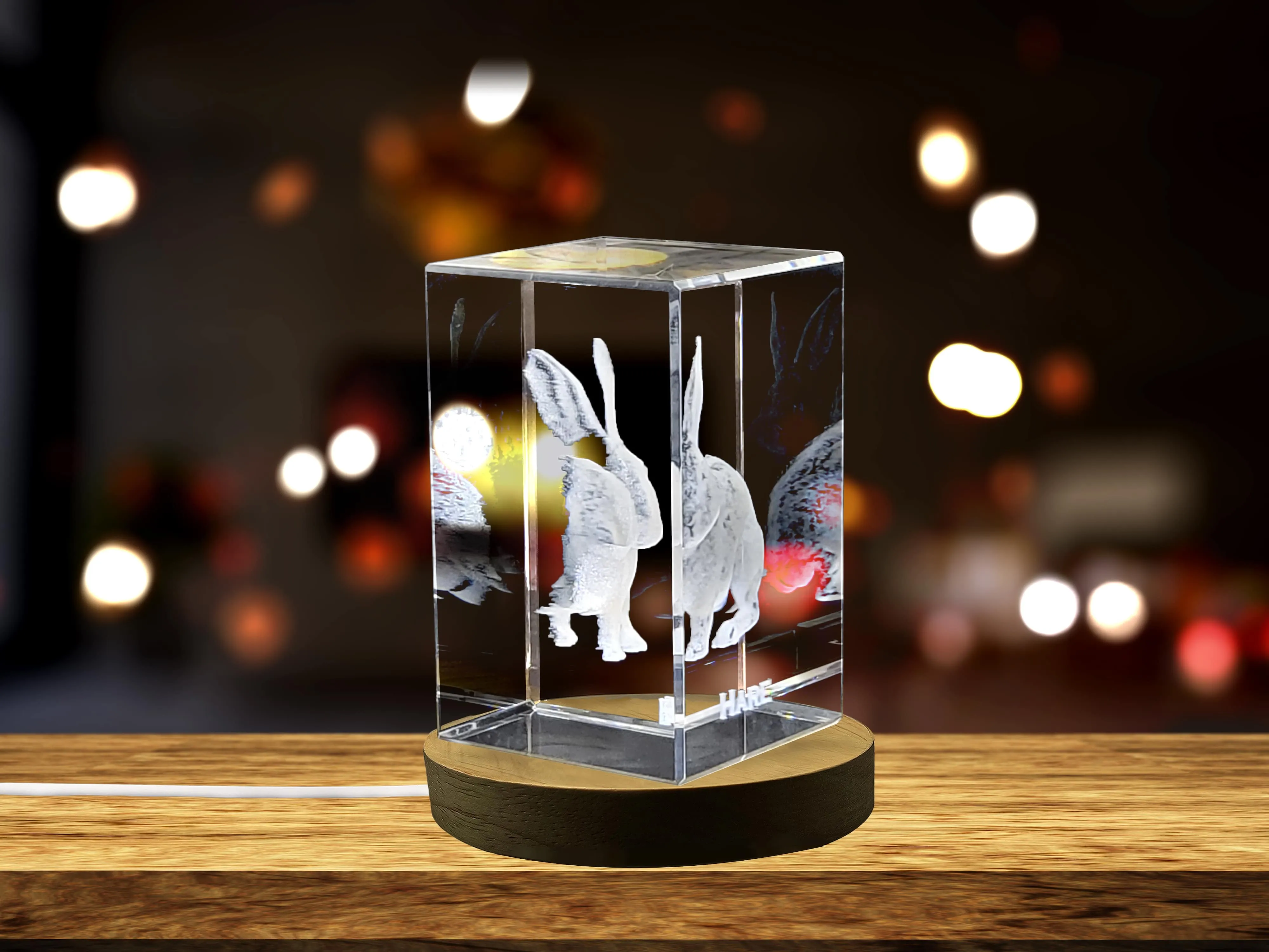 Graceful Hare Crystal Carvings | Exquisite Gems Etched with Elusive Leporidae