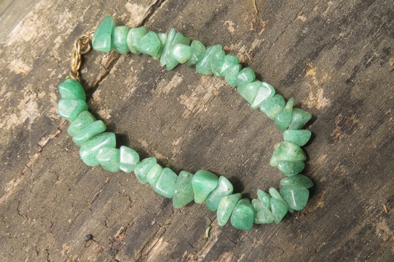 Hand Made Tumble Stone Bracelets x 12 From China