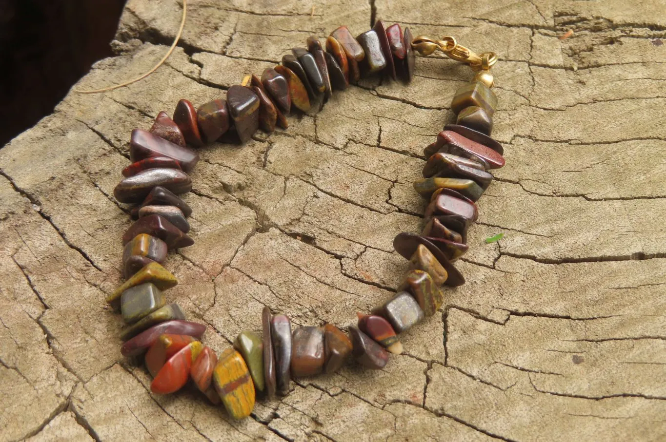 Hand Made Tumble Stone Bracelets x 12 From China