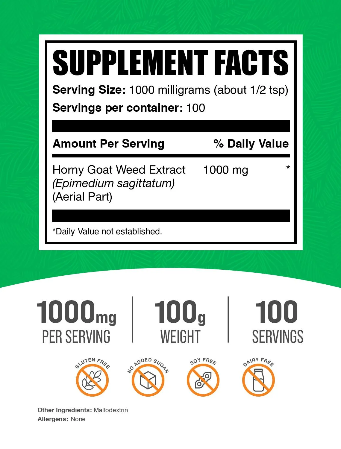 Horny Goat Weed Extract Powder