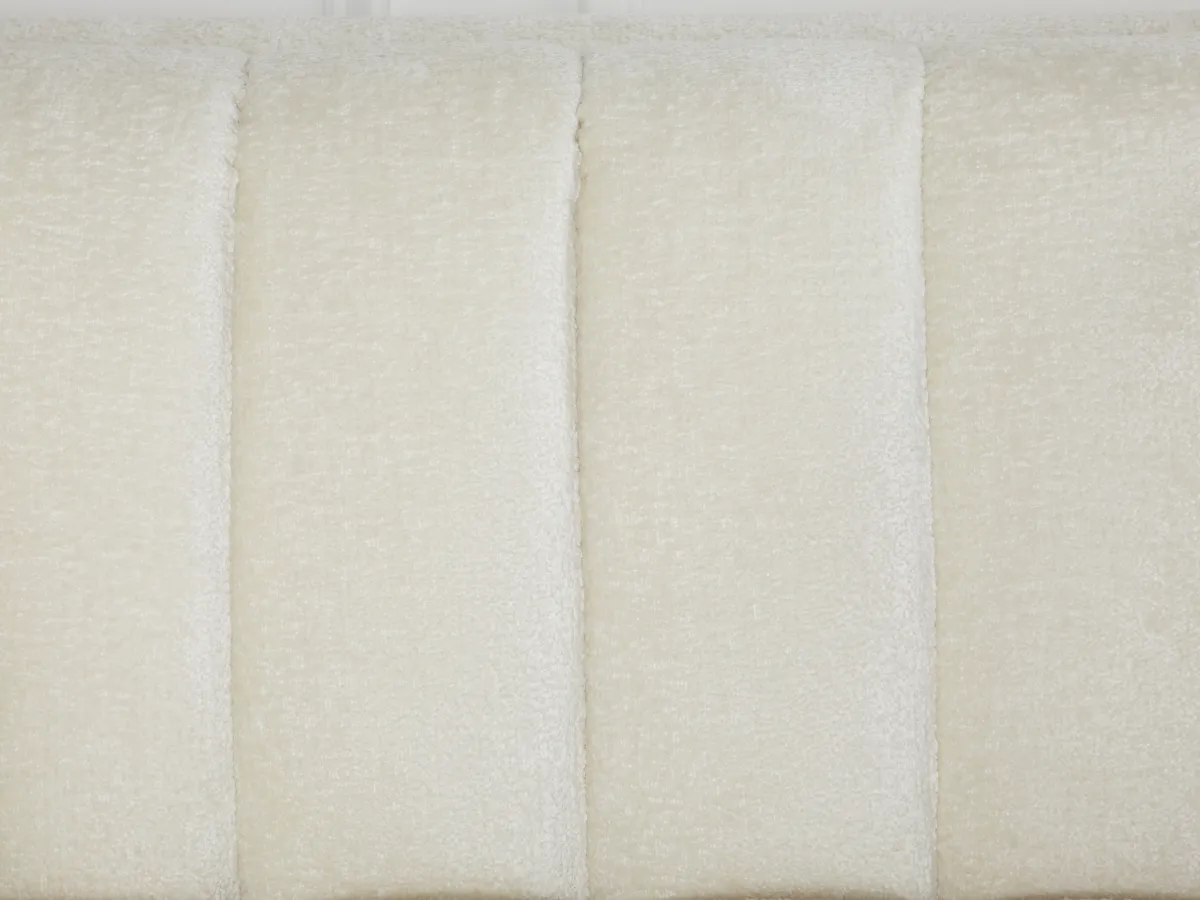 Lavish Upholstered Fabric Channel 2-pc Sofa and Chair Set