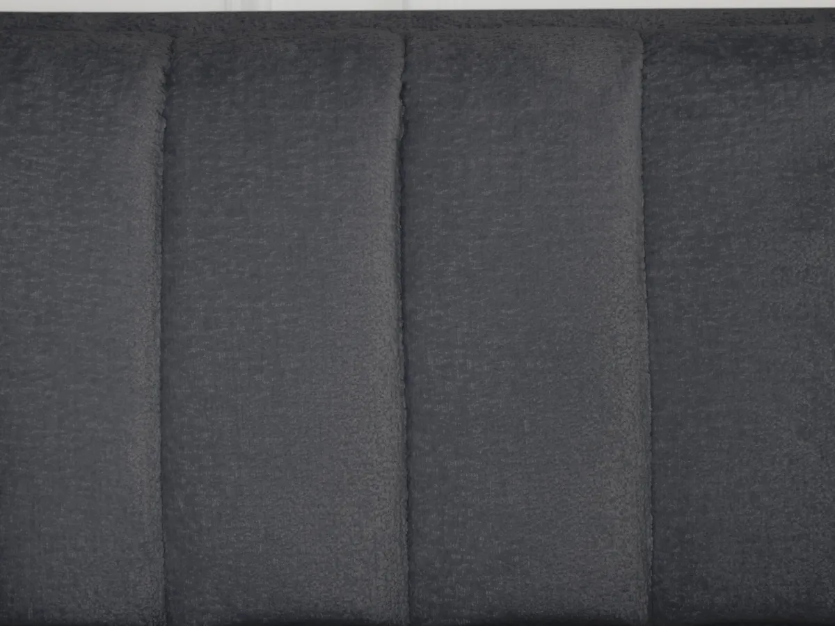 Lavish Upholstered Fabric Channel 2-pc Sofa and Chair Set