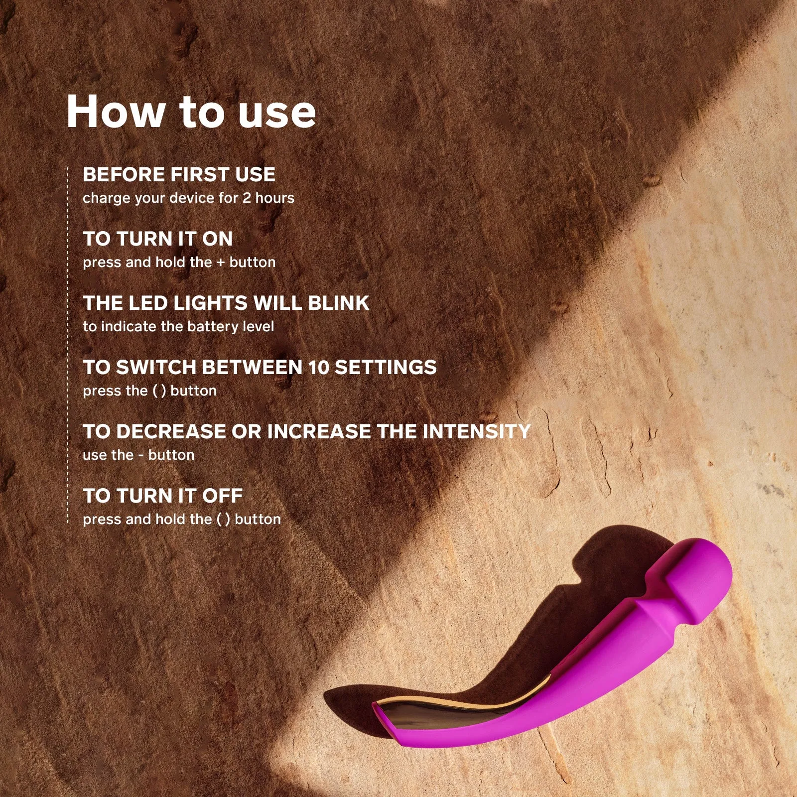 LELO Smart Wand 2 Medium Wand Vibrator