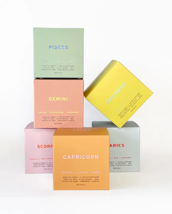 Leo Zodiac Candle
