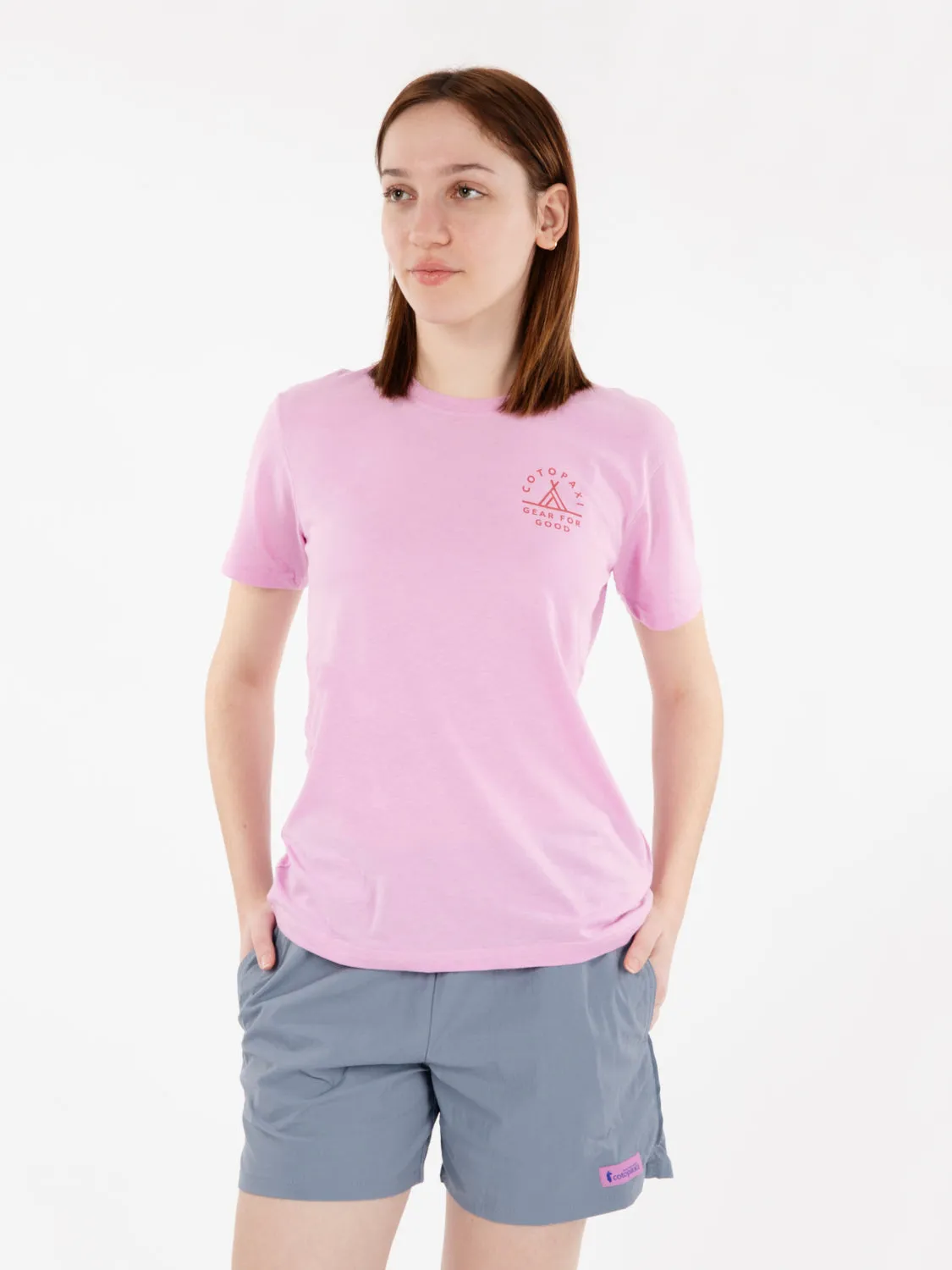 Llma Map T-shirt orchid bloom