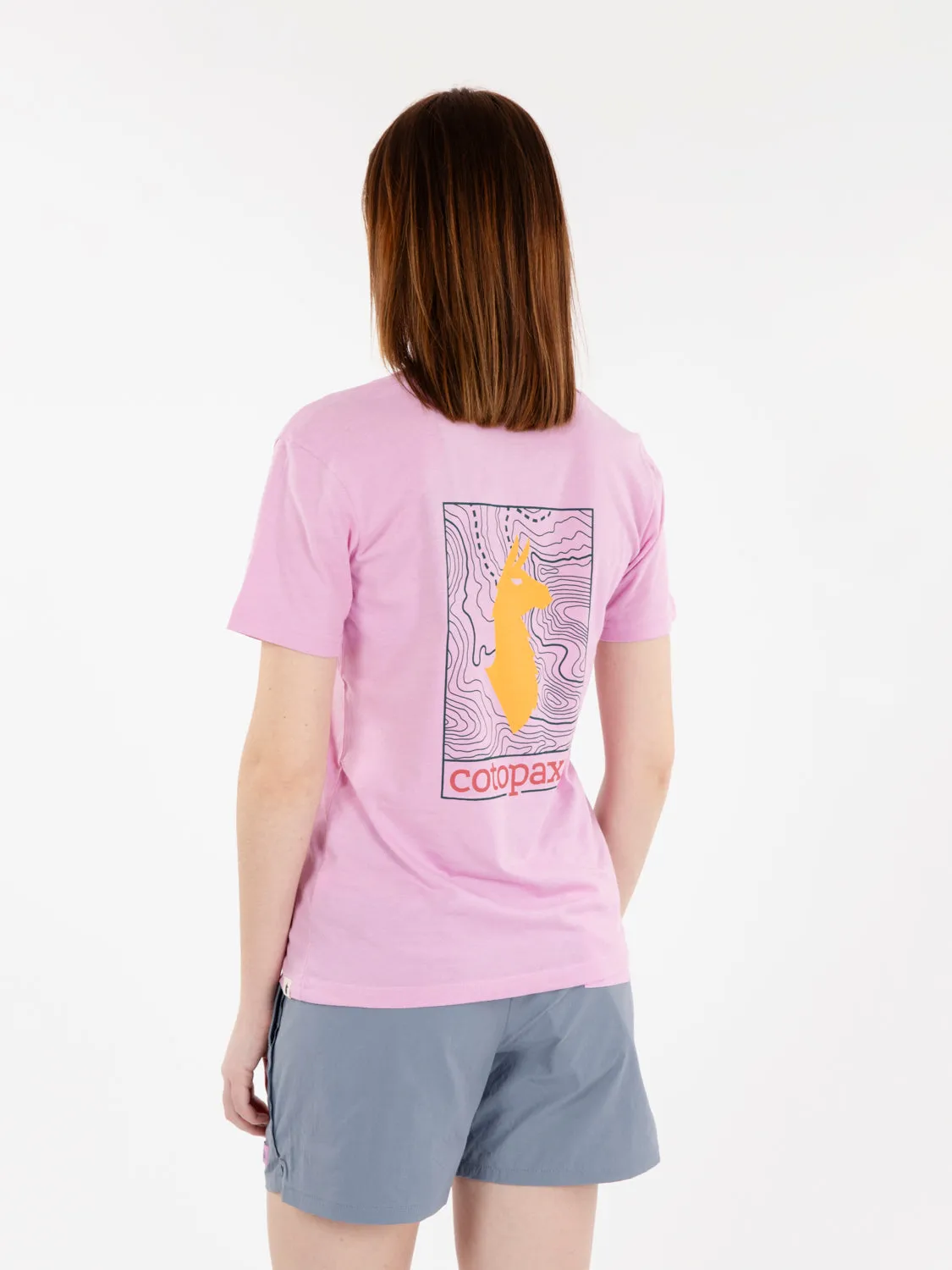 Llma Map T-shirt orchid bloom