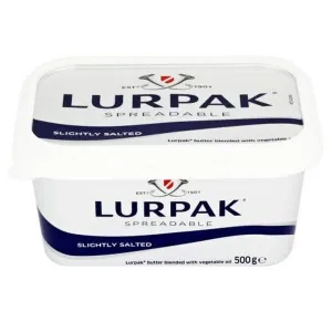 LURPAK SLIGHTLY SALTED BUTTER 500G