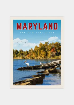 Maryland - Vintage Travel Poster
