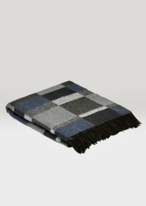 Mcnutt Sparrow Block Wool Blanket