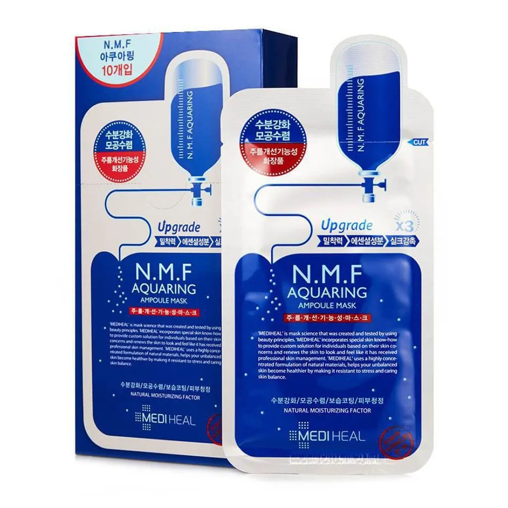 Mediheal N.M.F Aquaring Ampoule Mask EX Upgrade x3 (10pcs)
