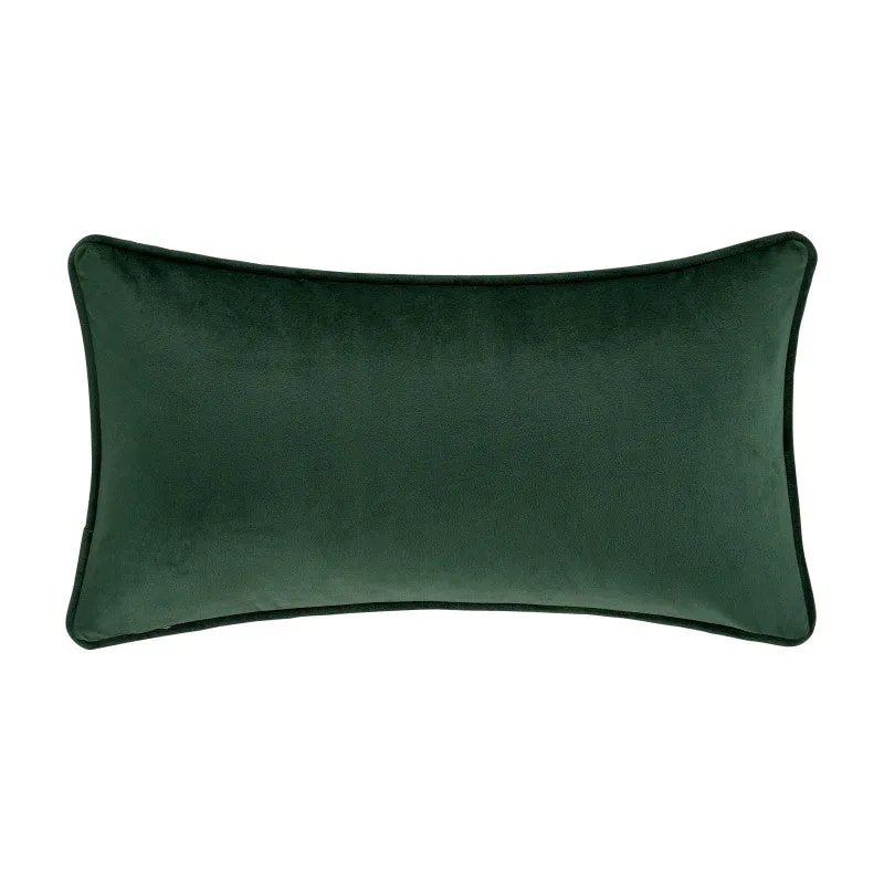 Merry Christmas Pillow Boudoir Embellished Decorative Throw Pillow
