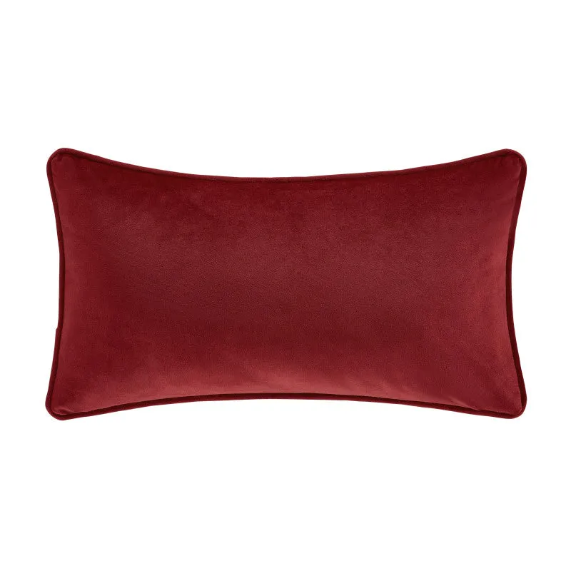Merry Christmas Pillow Boudoir Embellished Decorative Throw Pillow