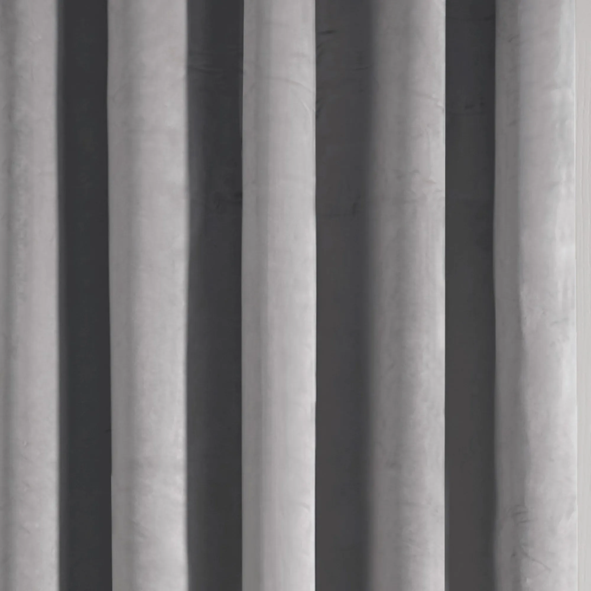 Montrose Blackout Eyelet Single Panel Velvet Door Curtain by Laurence Llewelyn-Bowen in Silver