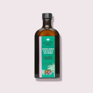 Nature Spell Authentic Jamaican Black Castor Oil with Lavender for Hair & Body 150 ml