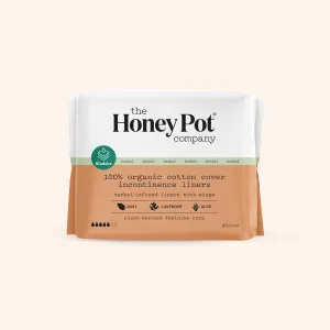 Organic Cotton Cover Herbal Incontinence Pantiliners with Wings
