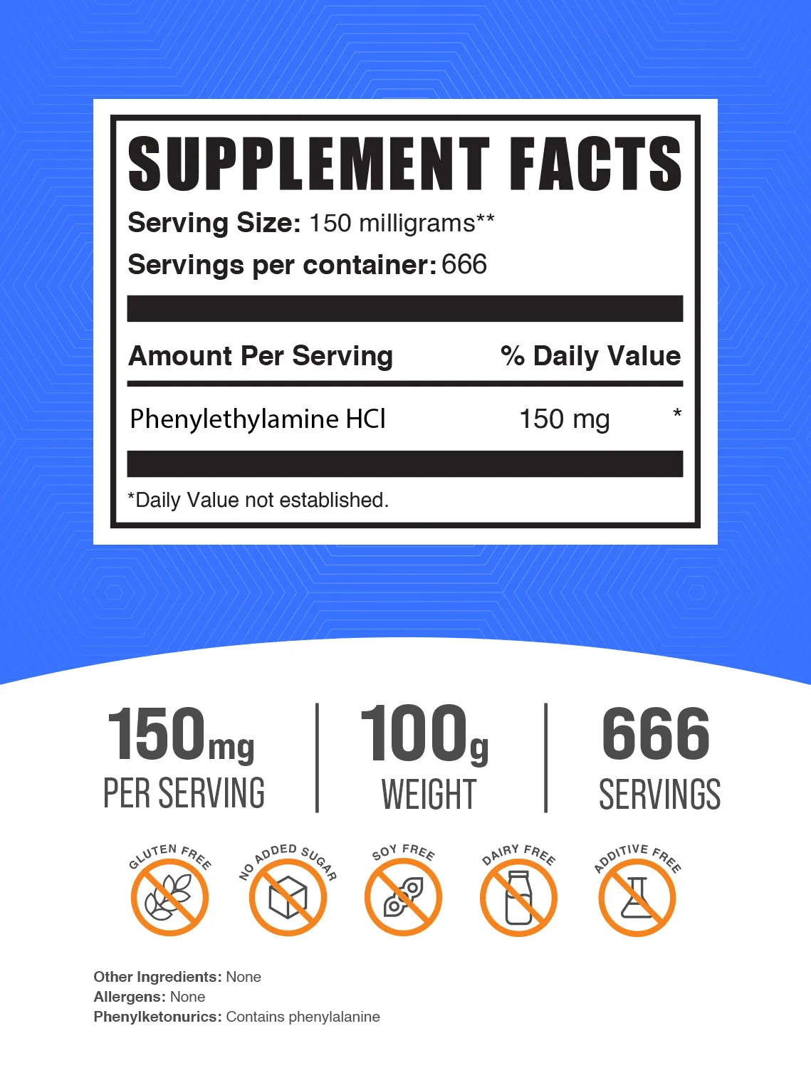 Phenylethylamine HCl (PEA) Powder