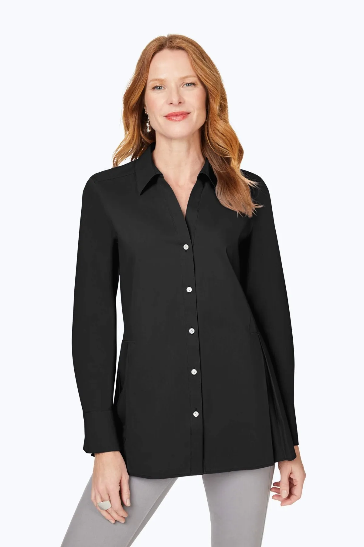 Pippa Stretch No Iron Long Sleeve Shirt