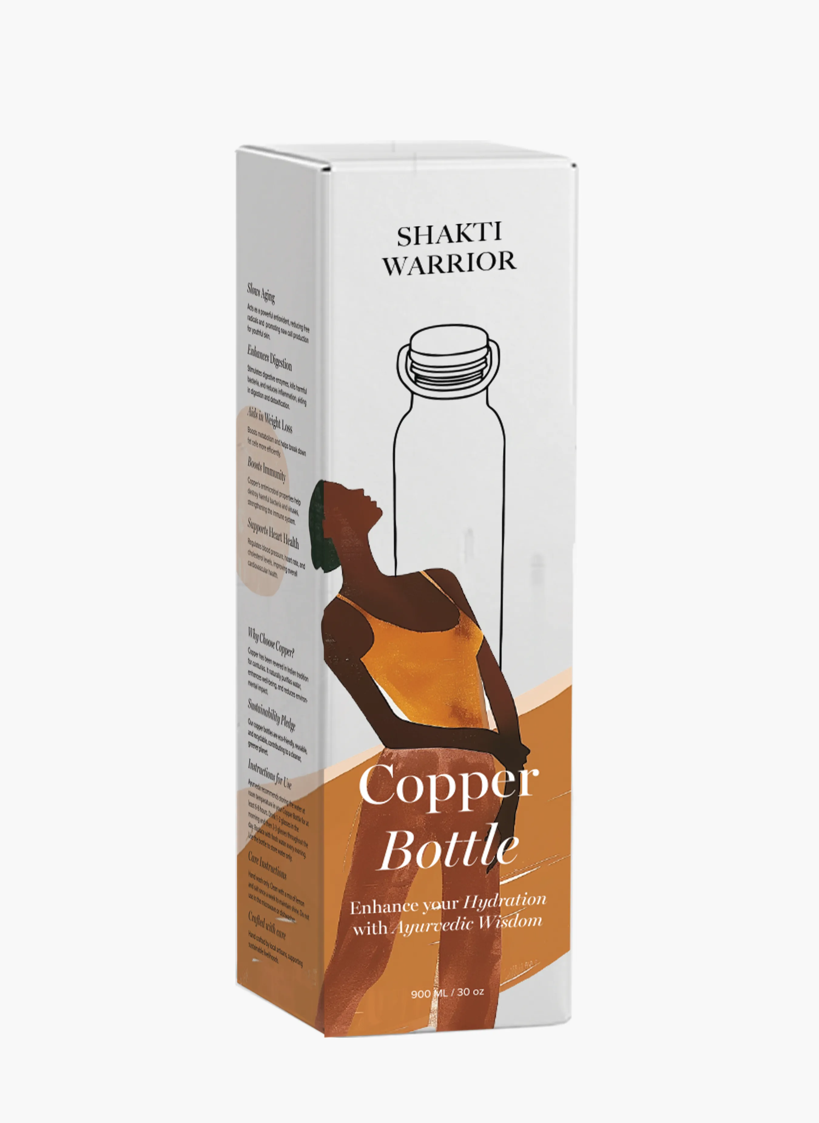 Pure Copper Bottle - Chakra