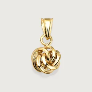Rose Petals Pendant in 9K Gold