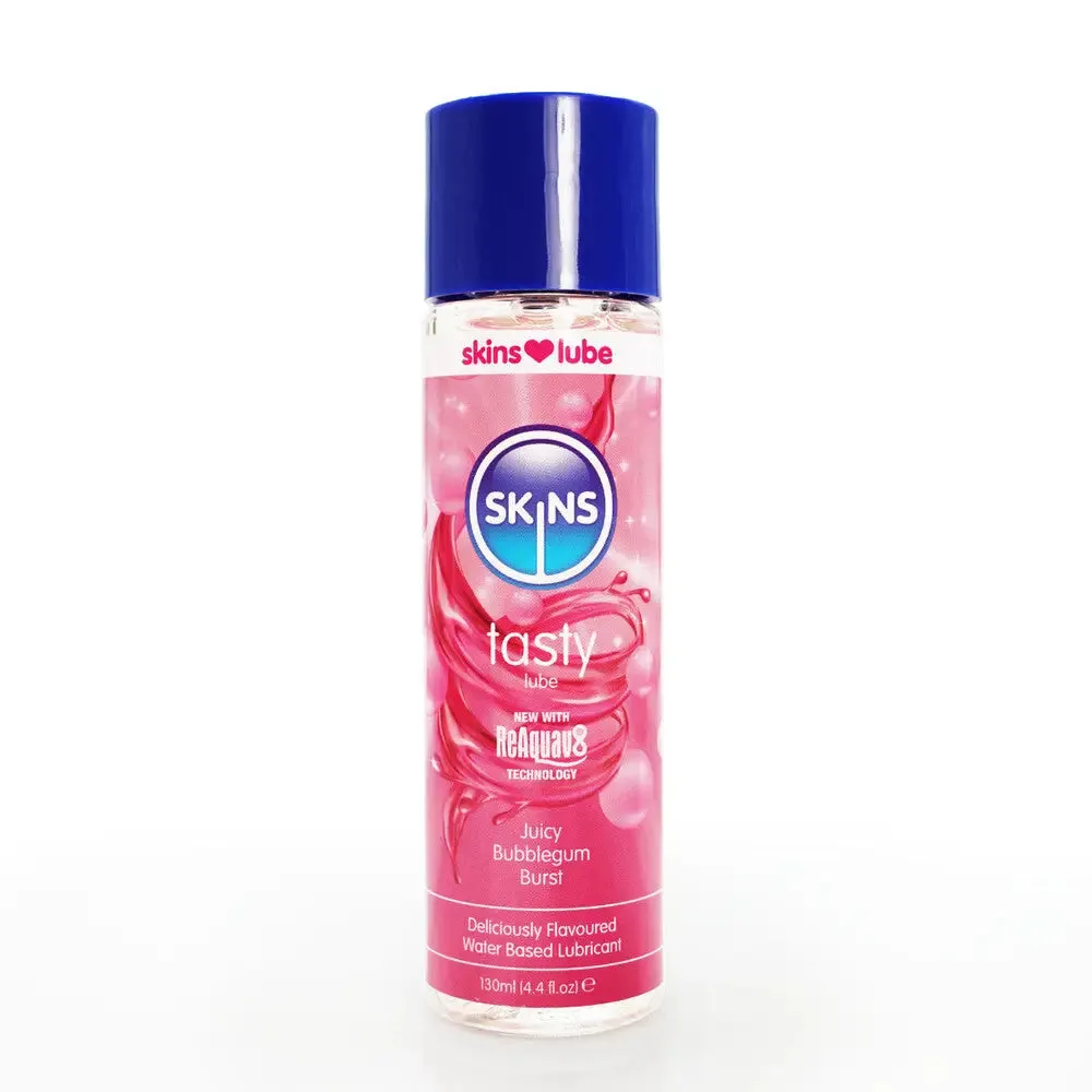 Skins Juicy Bubblegum Blast Water-based Lubricant 130ml