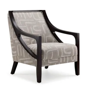 Stanley Accent Chair - Beige/Brown