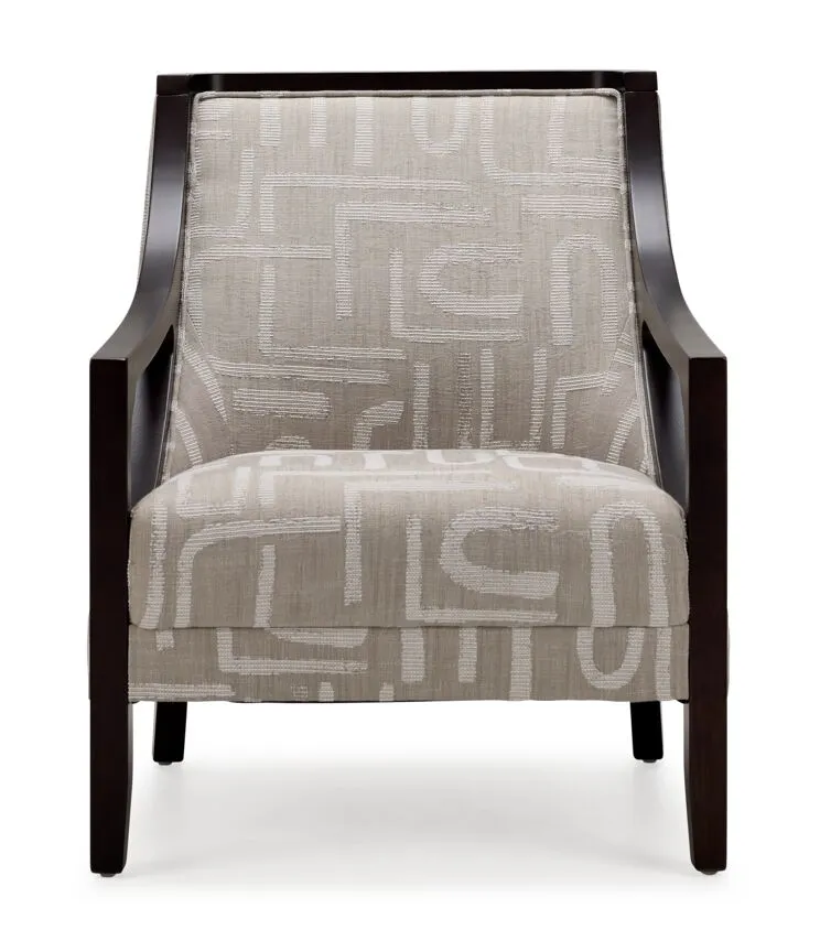 Stanley Accent Chair - Beige/Brown