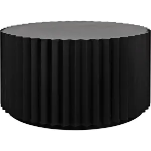 Stern Coffee Table, Black Steel